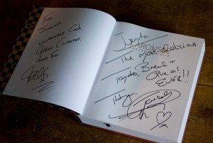 Larousse Gastronomique signed by John and Greg