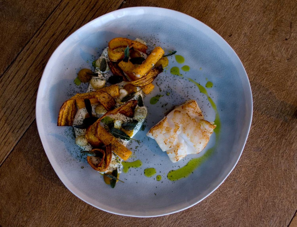 Cod with roasted pumpkin, carrots &amp; potato - Juanita - MasterChef